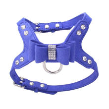 New style multicolor fashion bowknot dog harness
